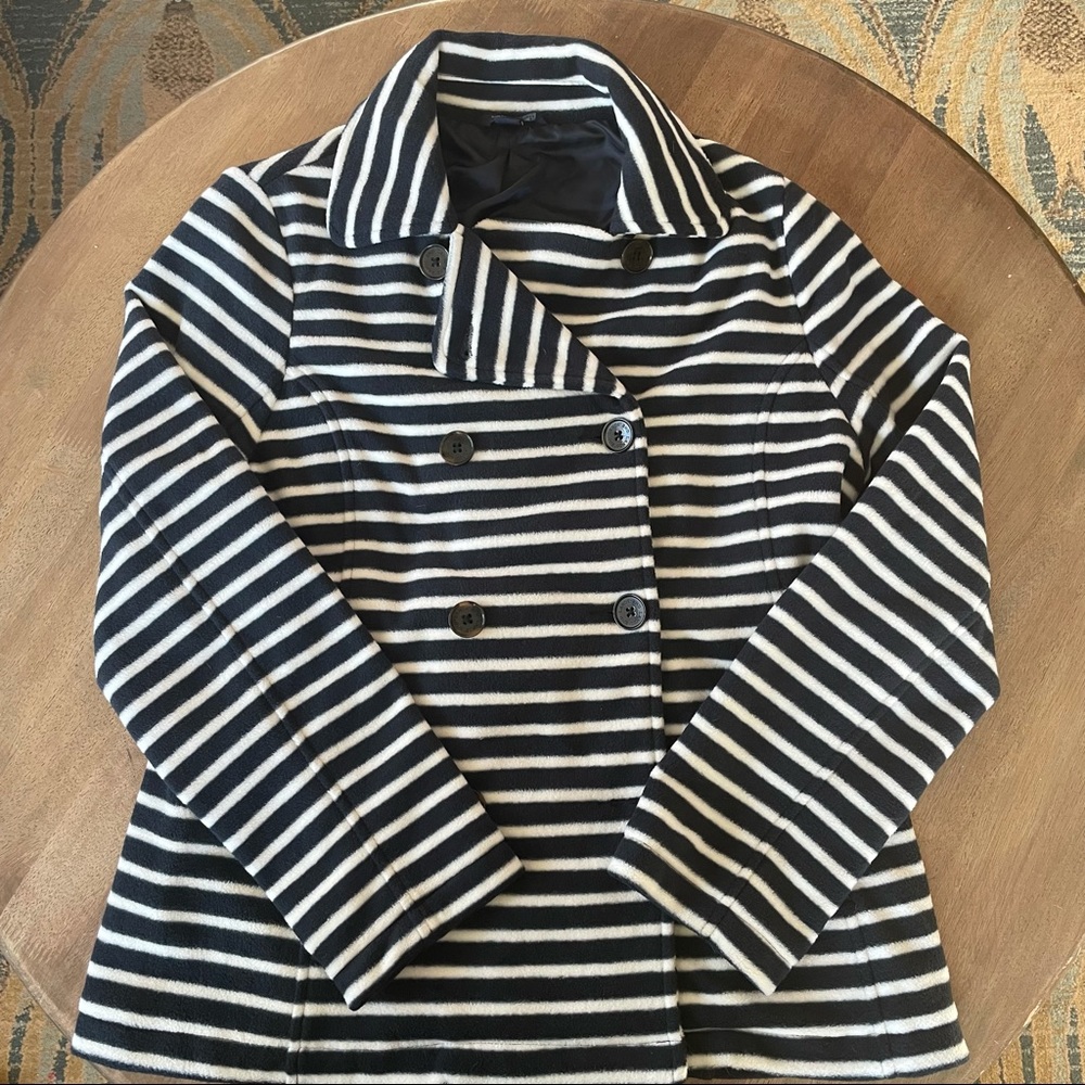 Lands’ End Fleece Pea Coat